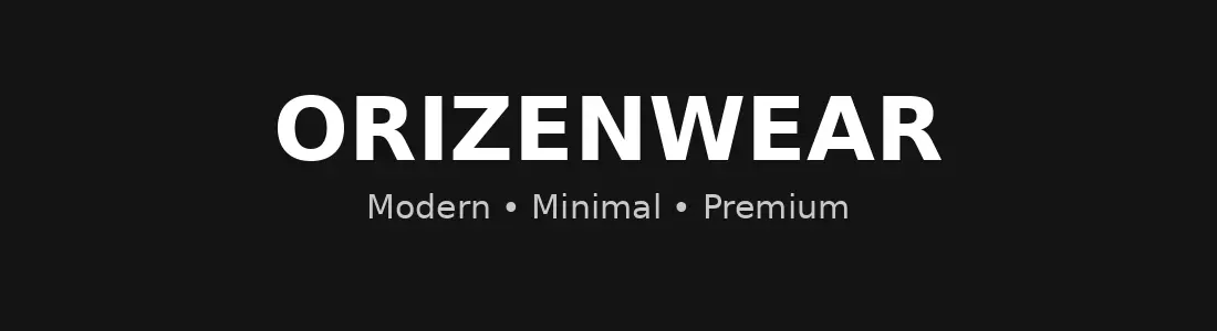 Banner for Orizen wear